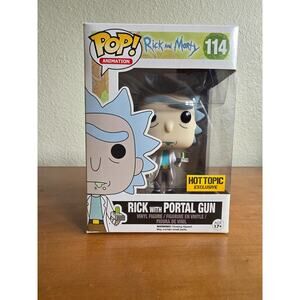 Funko Pop! Vinyl Rick and Morty Rick Sanchez w/ Portal Gun Hot Topic Exclsv